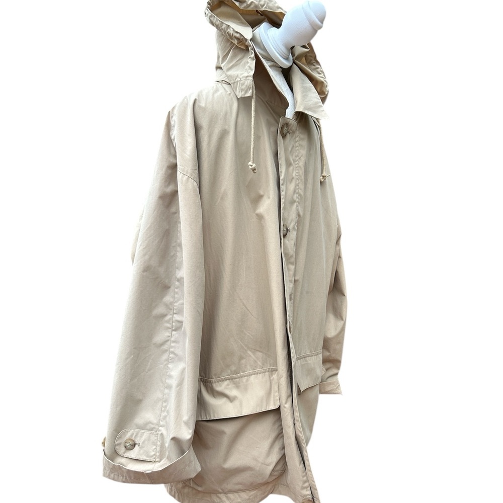 Newport Harbor Jacket Small Khaki Reovable Hood